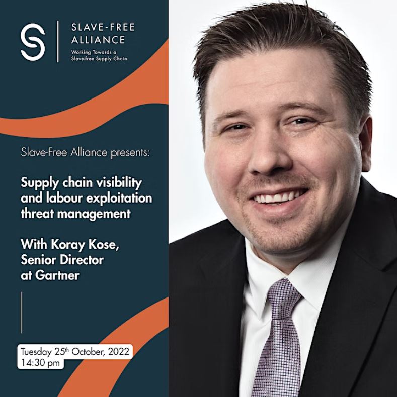 Webinar Gartner's Koray Köse on Supply Chain Visibility